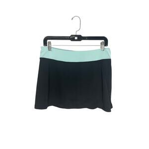 Champion pull on stretch athletic golf skort light blue black womens size medium